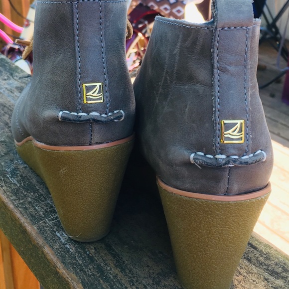 Sperry Top Sider Women’s Graphite Harlow Boots 8.5 - Picture 8 of 16